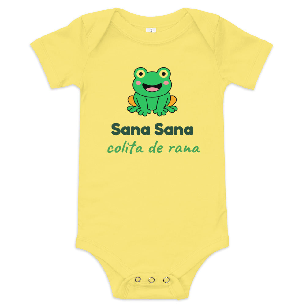 Body de bebé amarillo — Sana Sana Colita de Rana
