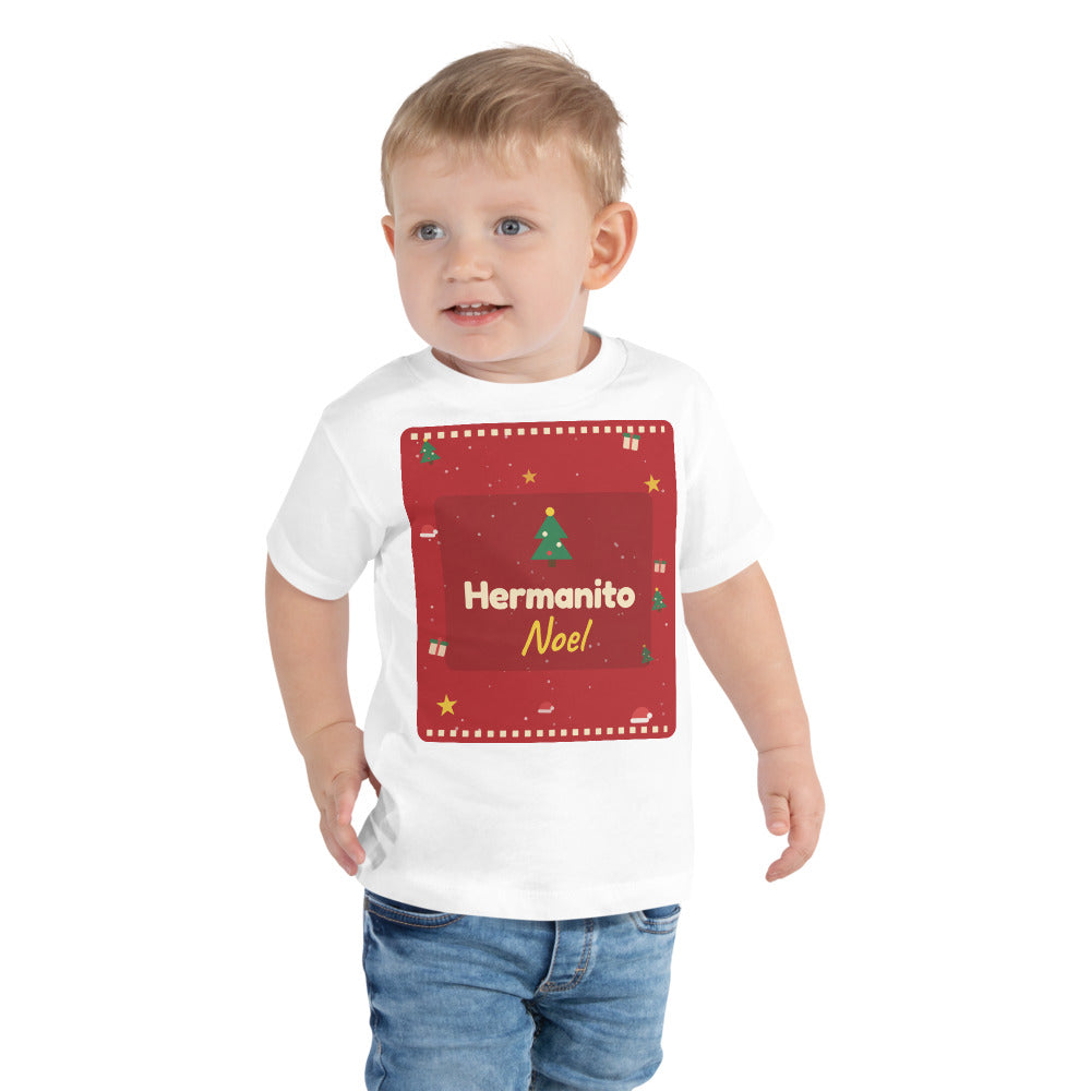 Hermanito Noel camiseta toddler en niño