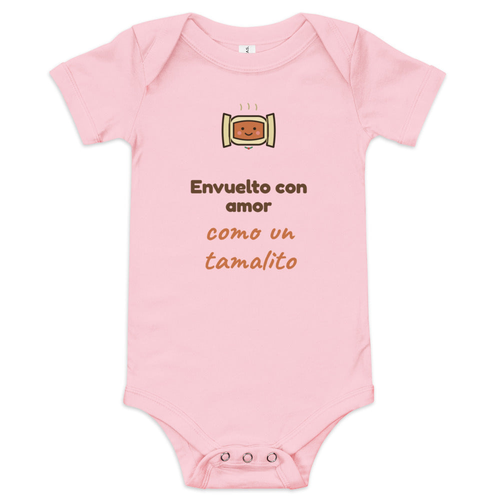 Envuelto con Amor como un Tamalito — Body de Bebé | Navidad Latina