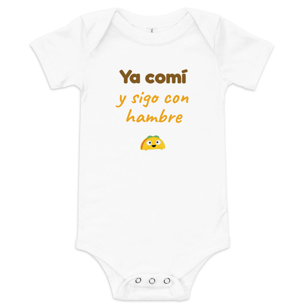 Body de bebé blanco — Ya Comí y Sigo Con Hambre