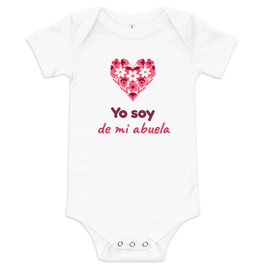 Body de bebé blanco — Yo Soy de Mi Abuela