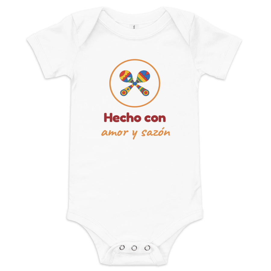 Body de bebé blanco — Hecho Con Amor y Sazón