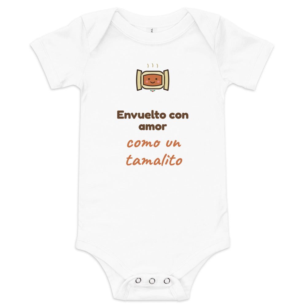 Envuelto con Amor como un Tamalito — Body de Bebé | Navidad Latina