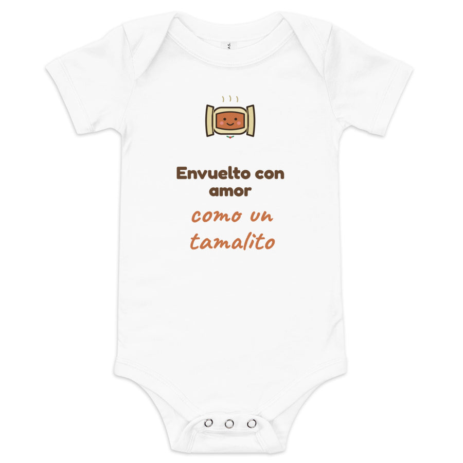 Envuelto con Amor como un Tamalito — Body de Bebé | Navidad Latina