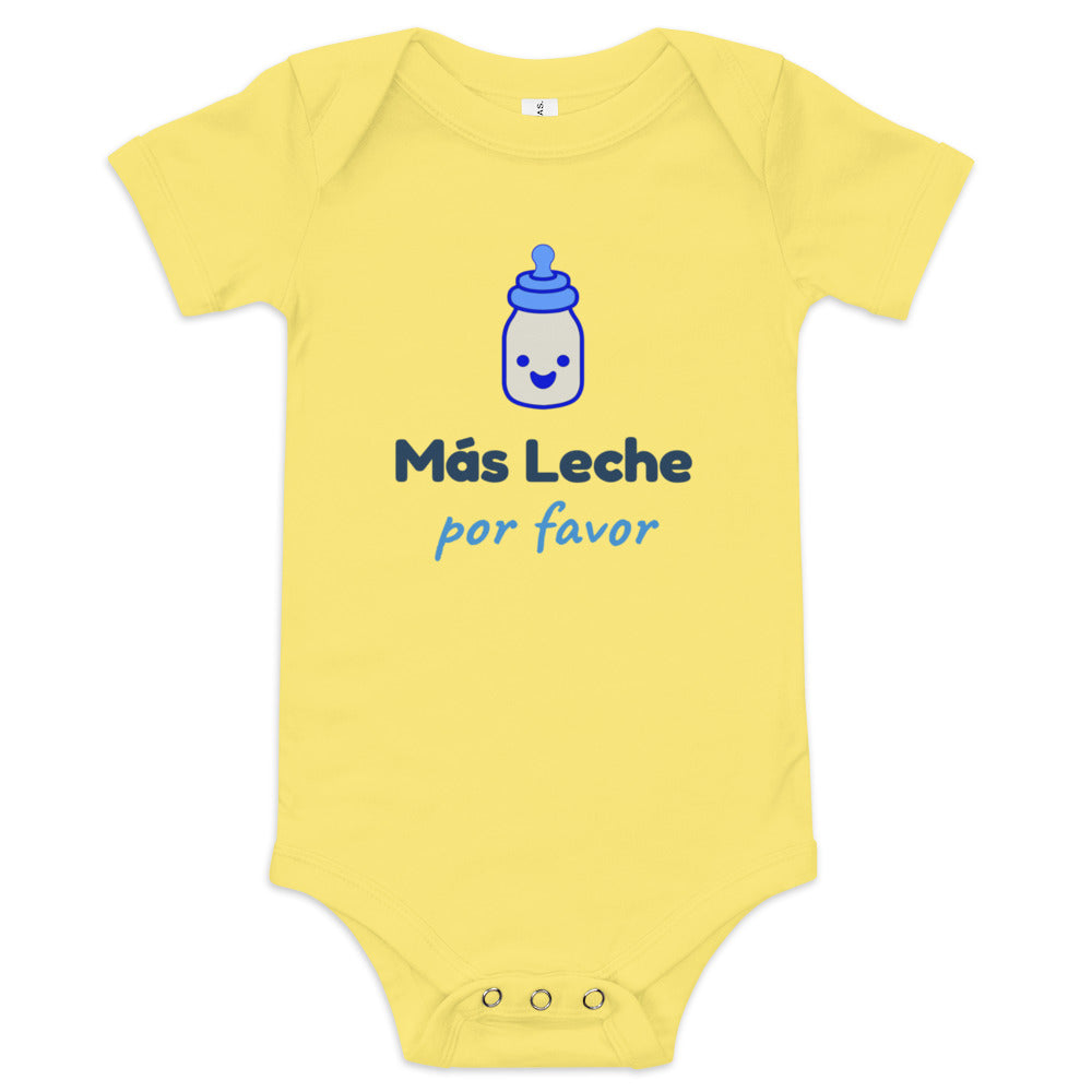 Body de bebé amarillo — Más Leche Por Favor