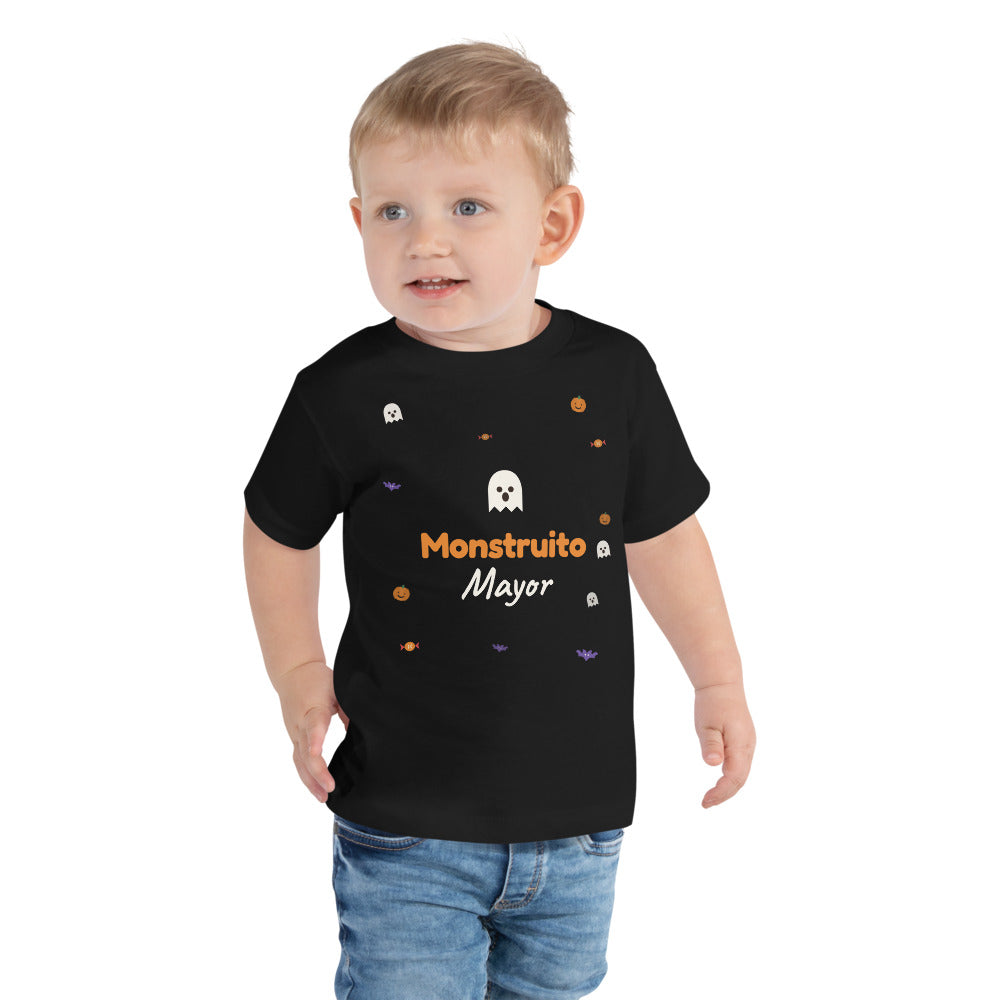 Monstruito Mayor camiseta toddler negra en niño