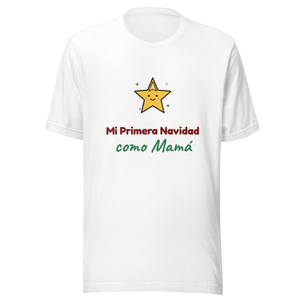 Mi Primera Navidad como Mamá — Camiseta | Navidad a Juego con el Bebé